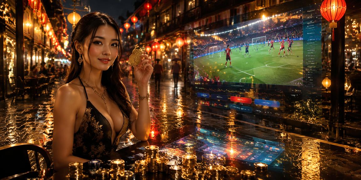 Người hâm mộ esports tại Hà Nội theo dõi kết quả cược qua điện thoại dưới đèn lồng