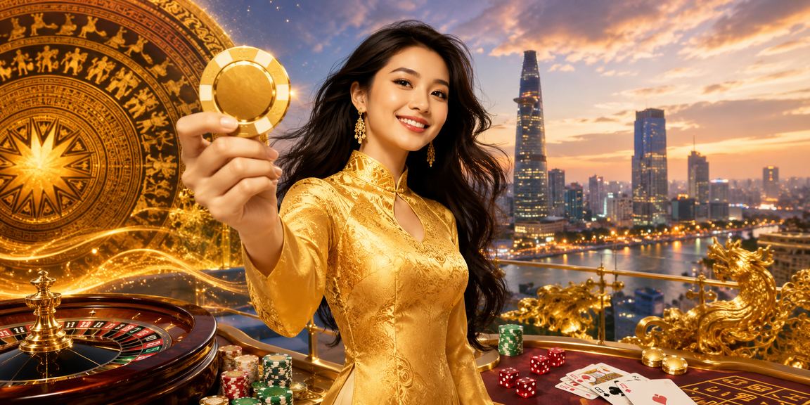Không khí giải trí casino và cá cược ban đêm tại Hồ Chí Minh