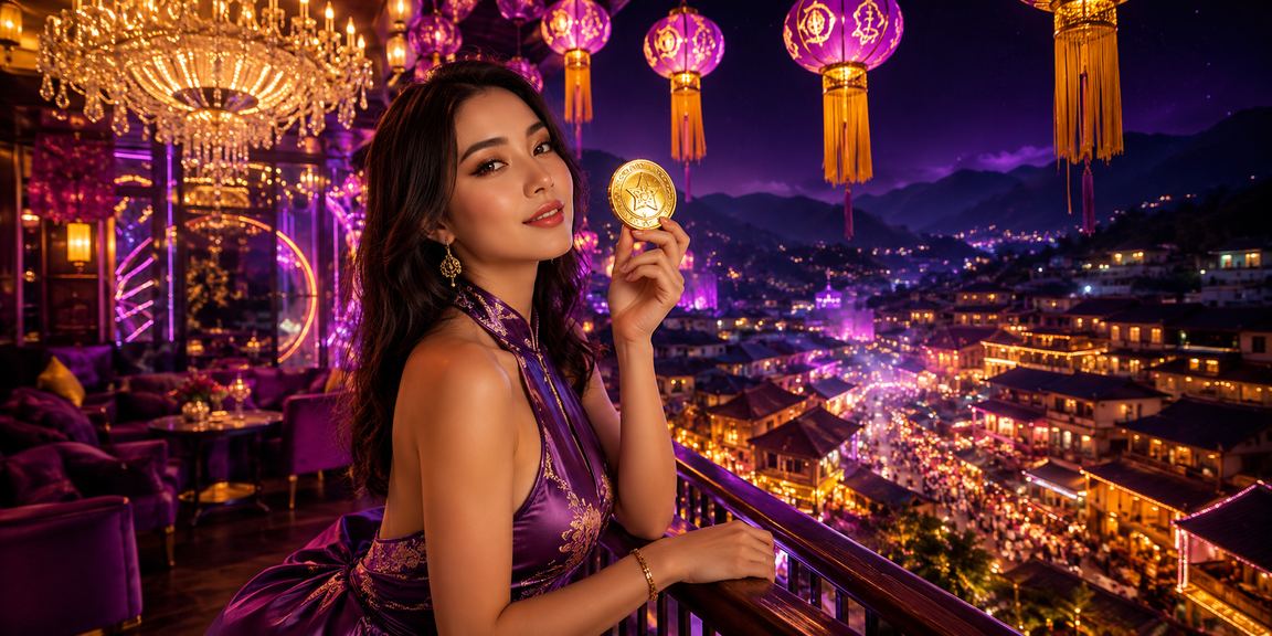 Khung cảnh chợ đêm Sapa với người dân tham gia xổ số và giải trí truyền thống